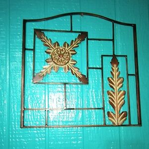 Vintage MCM Leaf Wall Decor